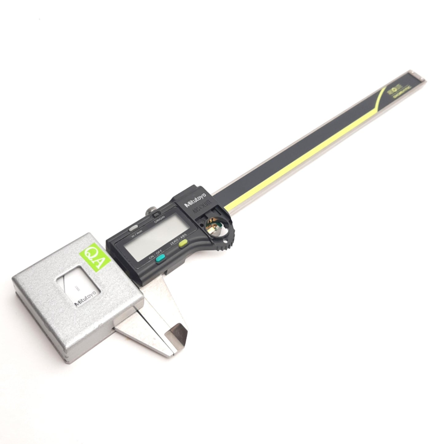 Used Mitutoyo 573-291-20 Absolute Digimatic Caliper w/ Load Cell, 180mm Range