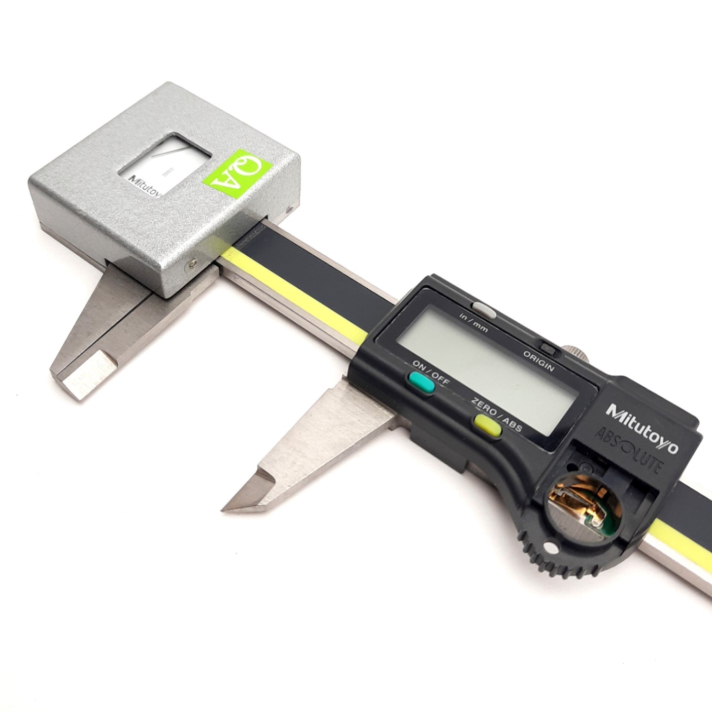 Used Mitutoyo 573-291-20 Absolute Digimatic Caliper w/ Load Cell, 180mm Range