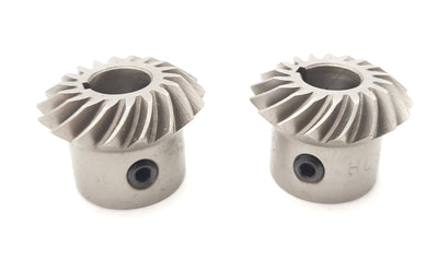 New – Open box Lot of 2 Boston HLSK110Y-R Miter Gear, Right Hand Spiral, 18 Teeth, 3/8" Bore