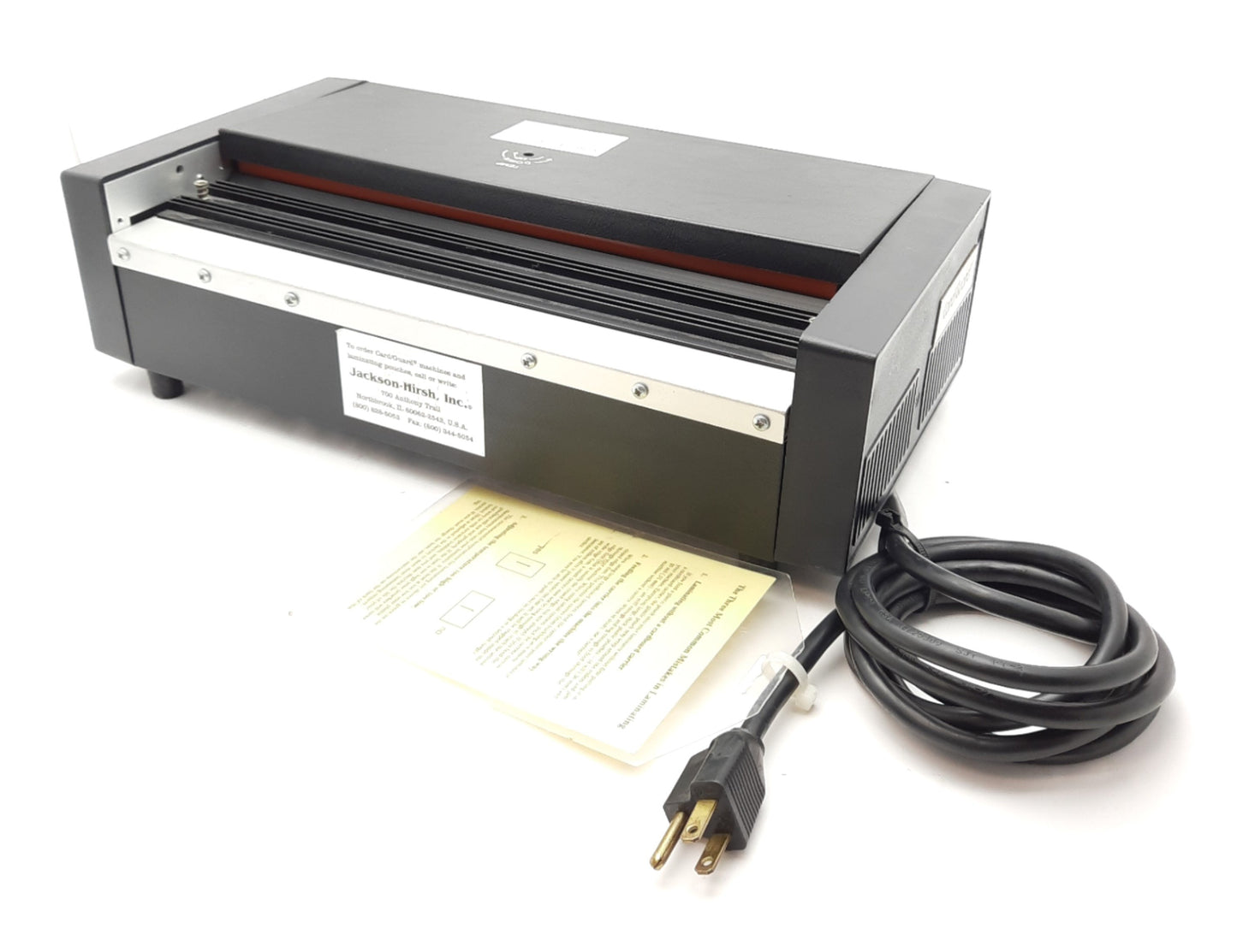 Used Card/Guard 7200 Desktop Laminator 11" x 24" Max, 12.5" Throat 115V 5.2A 7A Fuse
