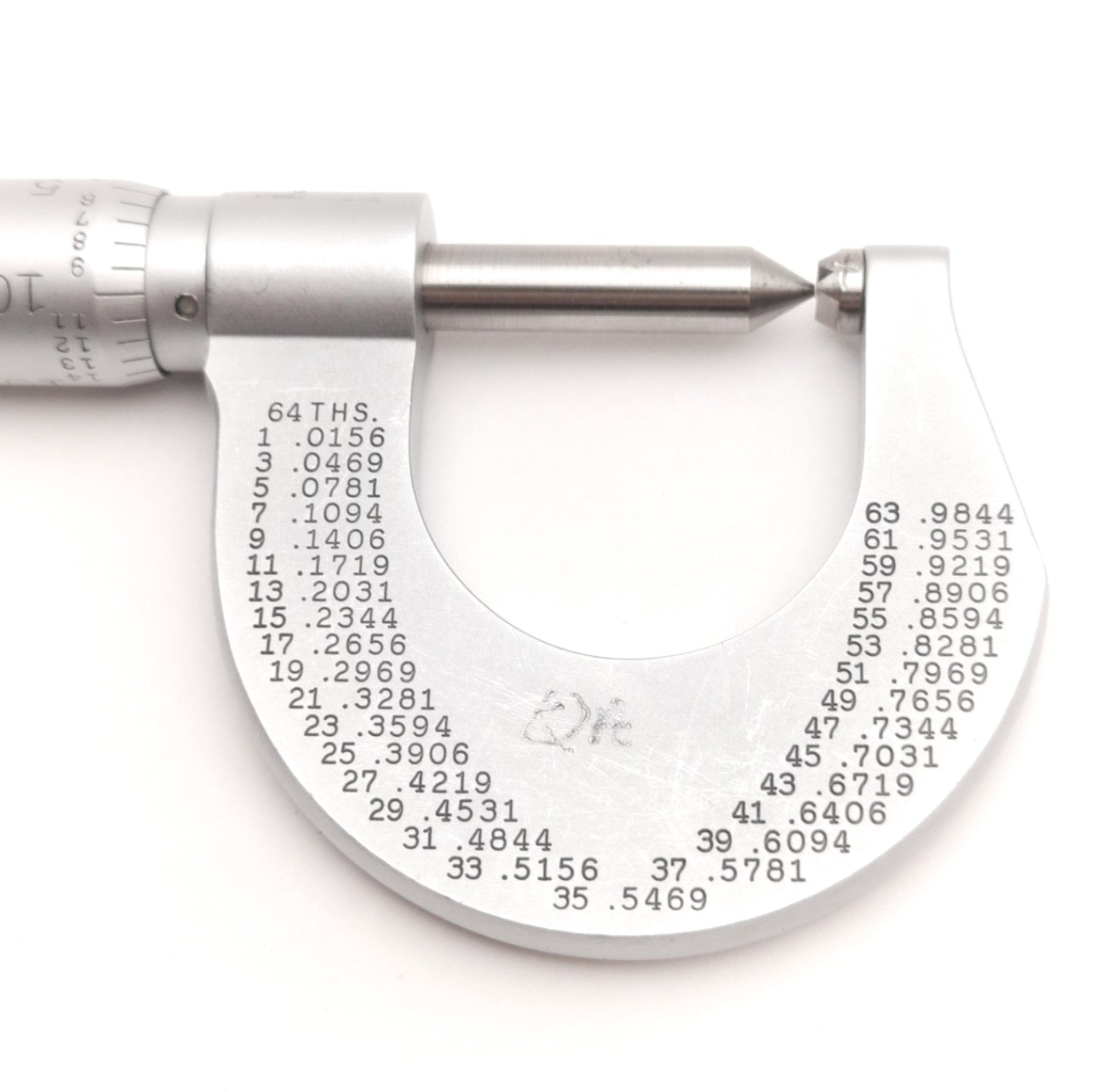 Used Starrett No. 575BP Screw Thread Micrometer 0-1" Range, 10-13 Thread Per Inch