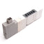 Used SMC SV1500-5FU Solenoid Valve, Double Solenoid, 3-Position 5-Port, 0.2-0.7MPa