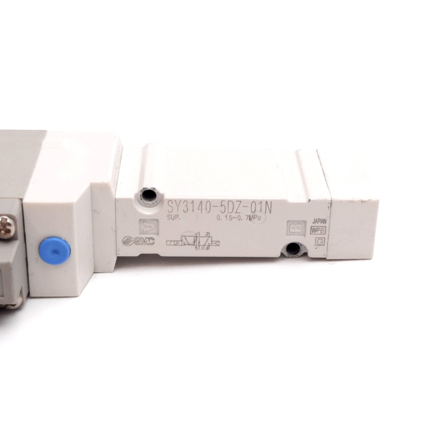 Used SMC SY3140-5DZ-01N Solenoid Valve, 2-Position 5-Port, 0.15-0.7MPa, 24VDC
