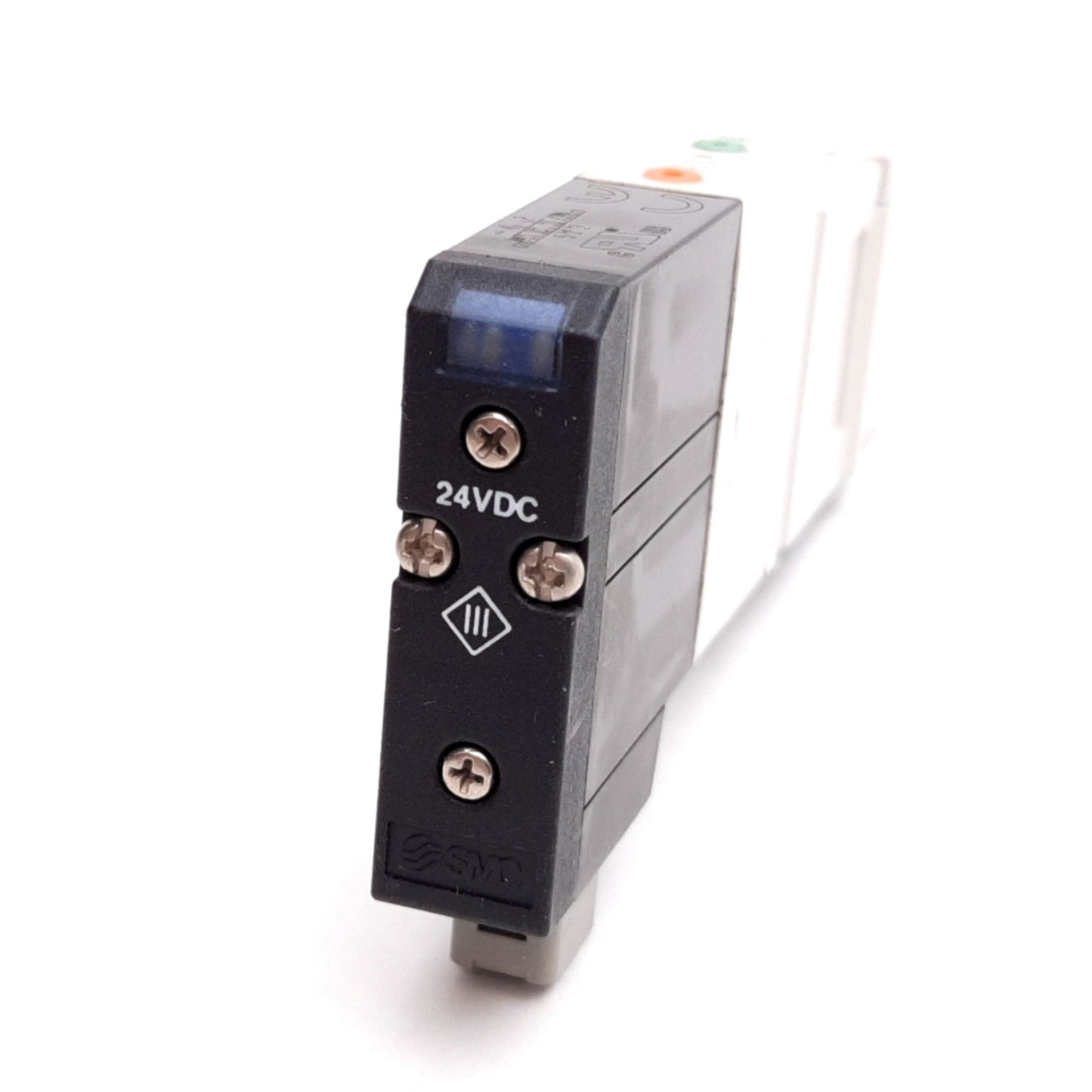 Used SMC 10-SV1300-5FU Solenoid Valve, Double Solenoid, 3-Position 5-Port, 24VDC