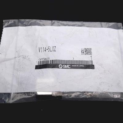 New SMC V114-5LOZ Spring Base Solenoid Valve, 2-Position 3-Port, 24VDC, 0.7MPa