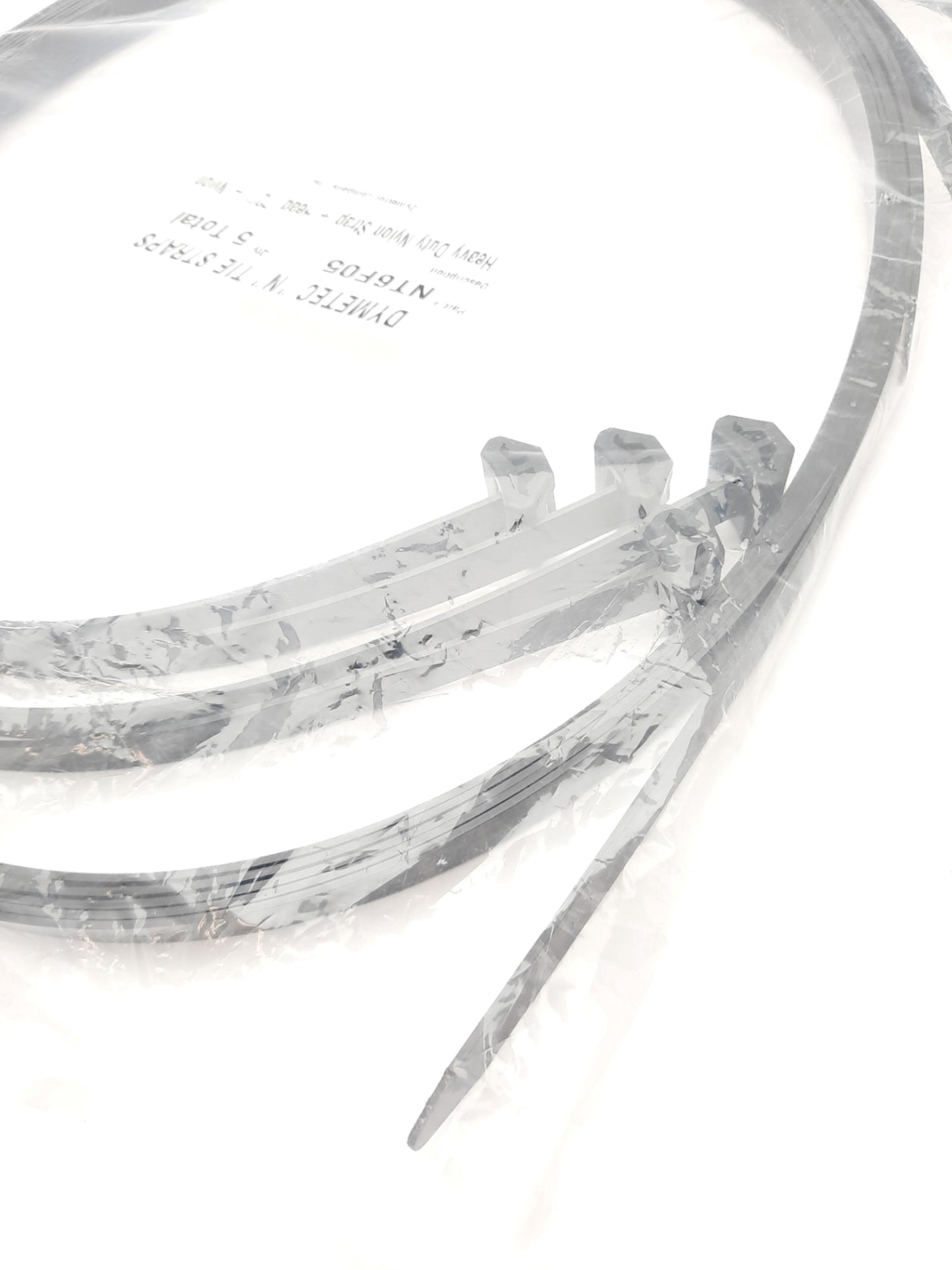 New Lot of 5 Dymetrol NT6F05 Heavy Duty Nylon Strap and Head 72" Cable Tie
