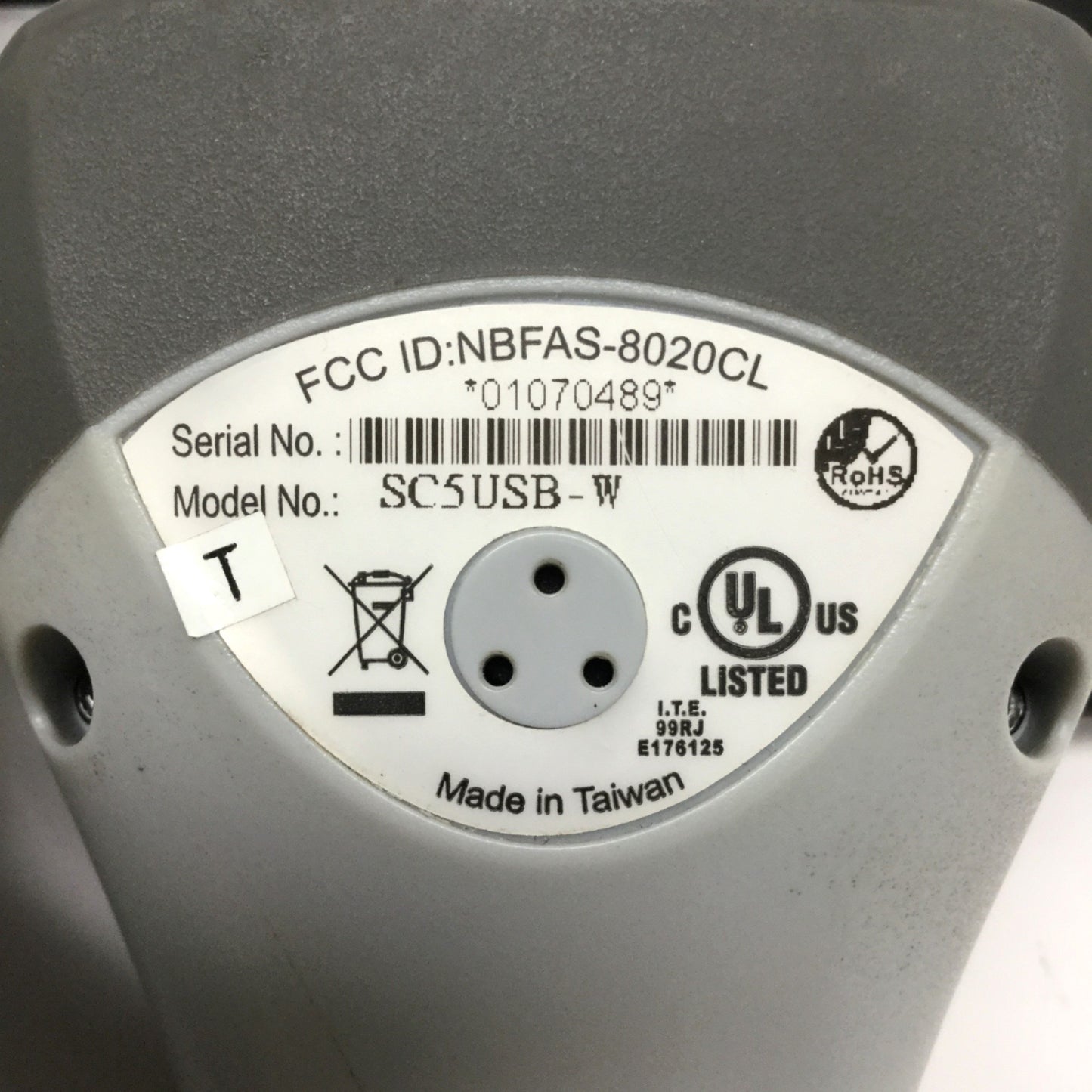 Used IDautomation SC5USB-W Wireless Barcode Scanner Reader 300ft *Needs Battery*