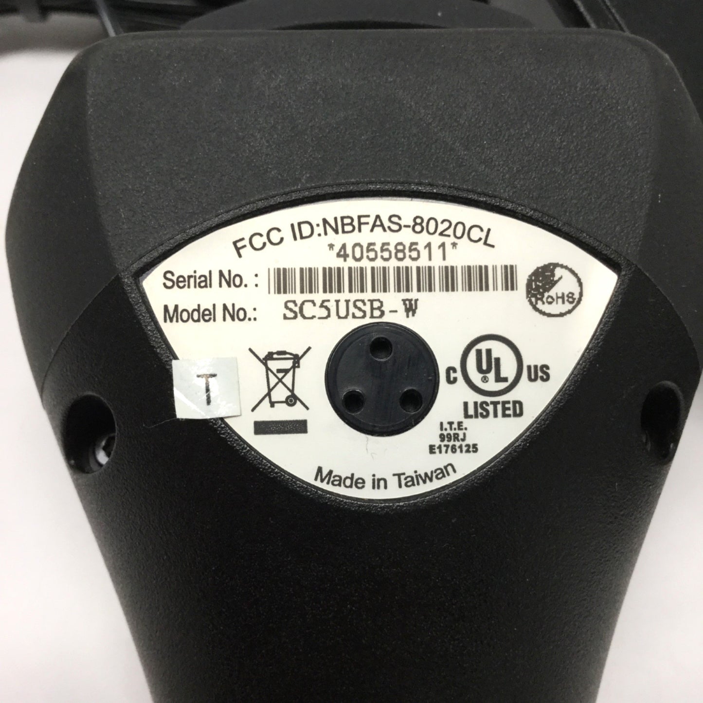Used IDautomation SC5USB-W Wireless Barcode Scanner Reader 300ft *Needs Battery*
