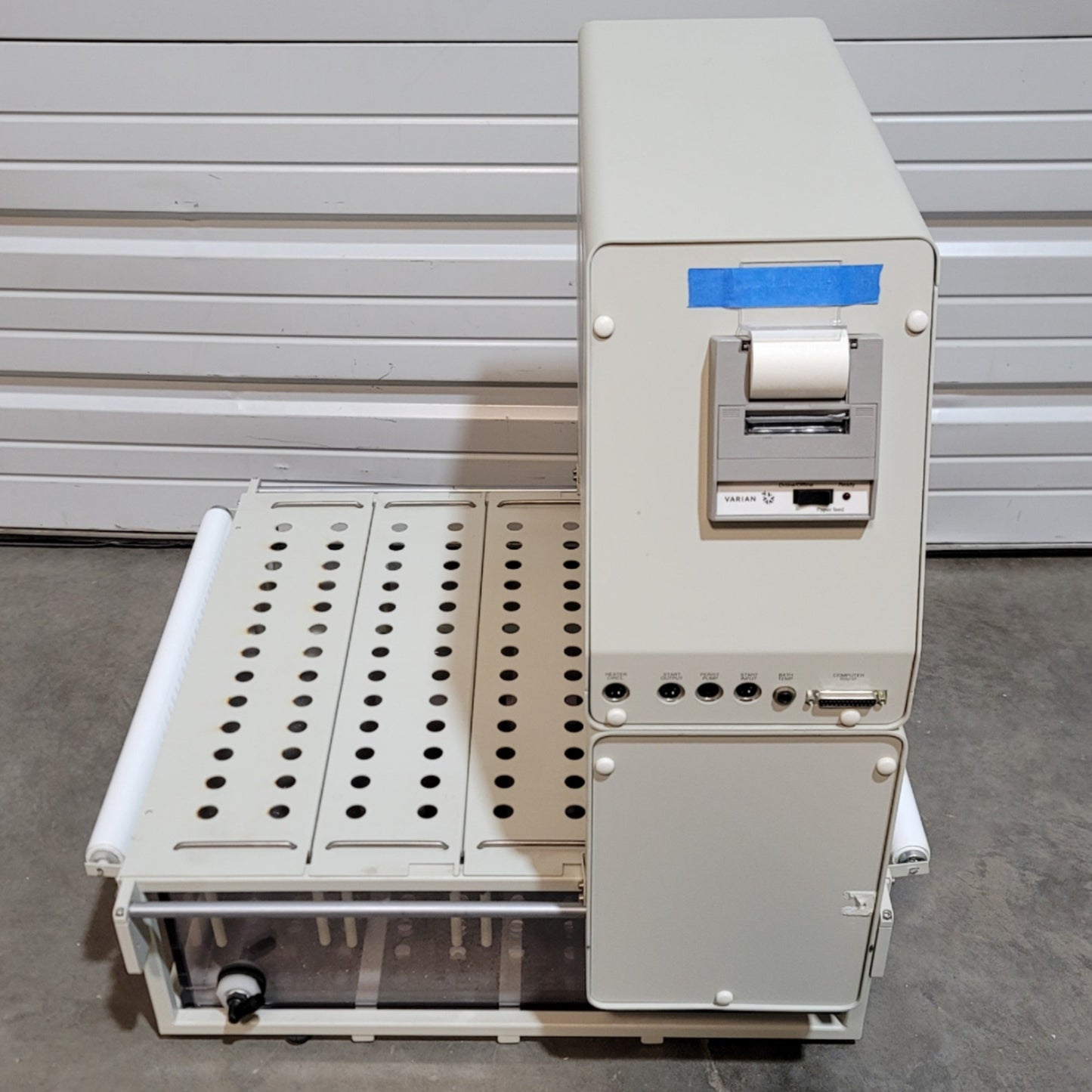Used Varian 25-2700 BIO-DIS Reciprocating Cylinder Dissolution Bath With VK 750D