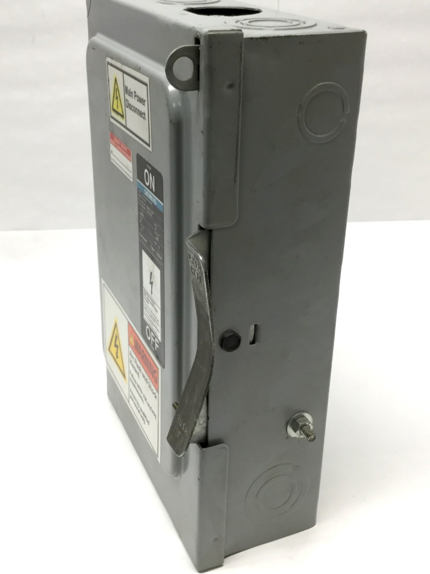 Used Siemens JU322 I-T-E General Duty Enclosed Disconnect Switch 240VAC 60A, 3-Pole