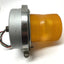 Used Edwards 50A-N5 Adaptabeacon Flashing Light Signal Halogen Lamp Amber 120VAC