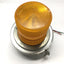 Used Edwards 50A-N5 Adaptabeacon Flashing Light Signal Halogen Lamp Amber 120VAC
