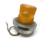 Used Edwards 50A-N5 Adaptabeacon Flashing Light Signal Halogen Lamp Amber 120VAC