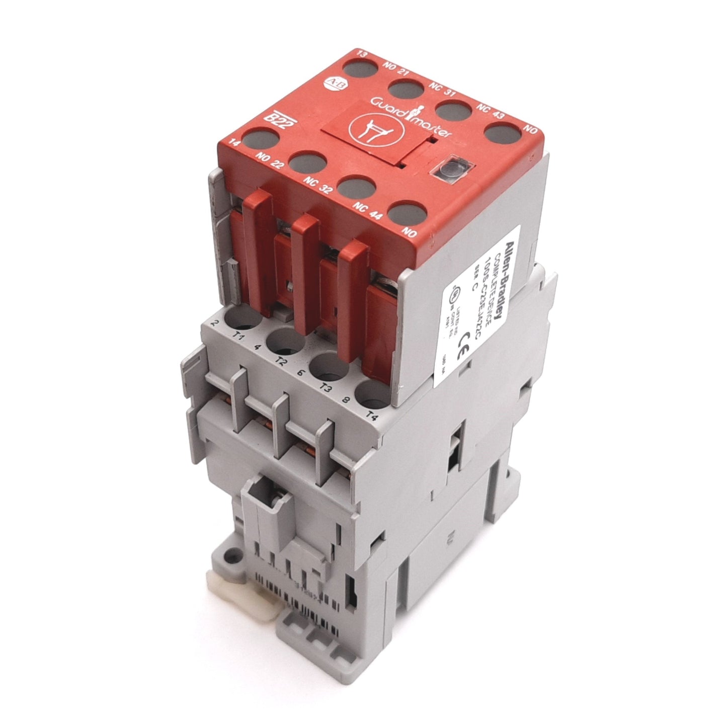 Used Allen Bradley 100S-C23EJ422C Guardmaster Safety Contactor, 8-Pole, Coil: 24VDC