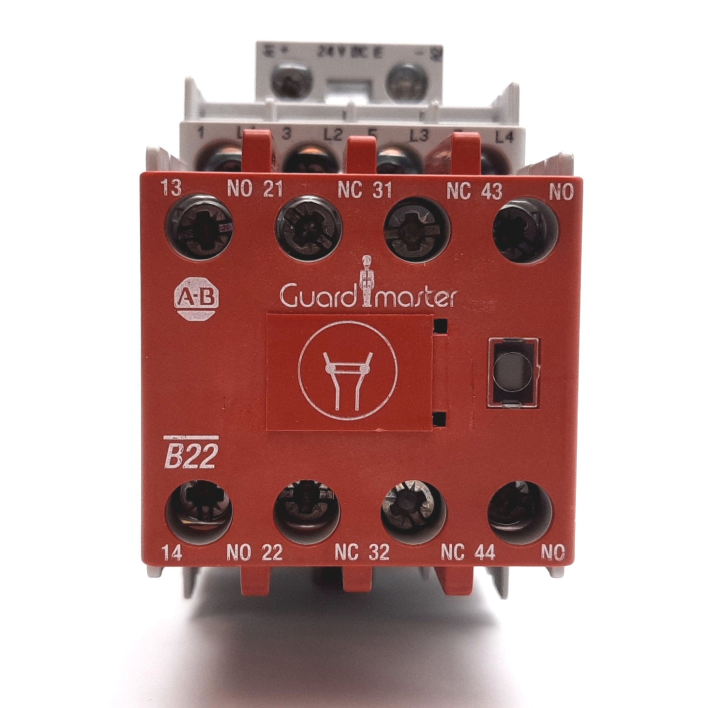 Used Allen Bradley 100S-C23EJ422C Guardmaster Safety Contactor, 8-Pole, Coil: 24VDC