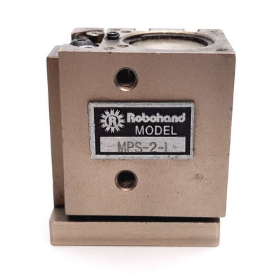 Used Destaco Robohand MPS-2-1 Mini Rail Thruster Slide, Bore: 0.75", Stroke: 0.5"