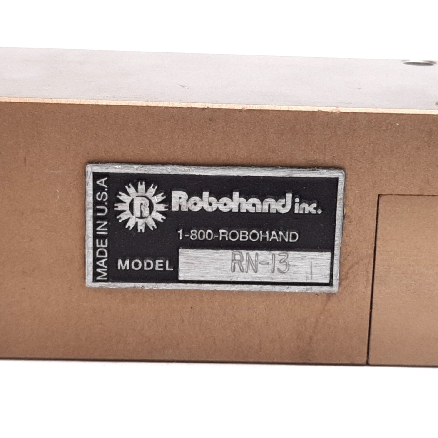 Used Robohand Destaco RN-13 Pneumatic Cylinder Feed Escapement, Single Finger 1-1/4"