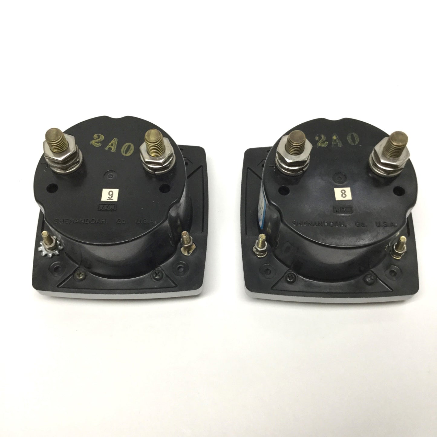 Used Lot of 2 Yokogawa 250240LSLS Analog Panel Current Meters AC Amperes Ammeter 0-5A