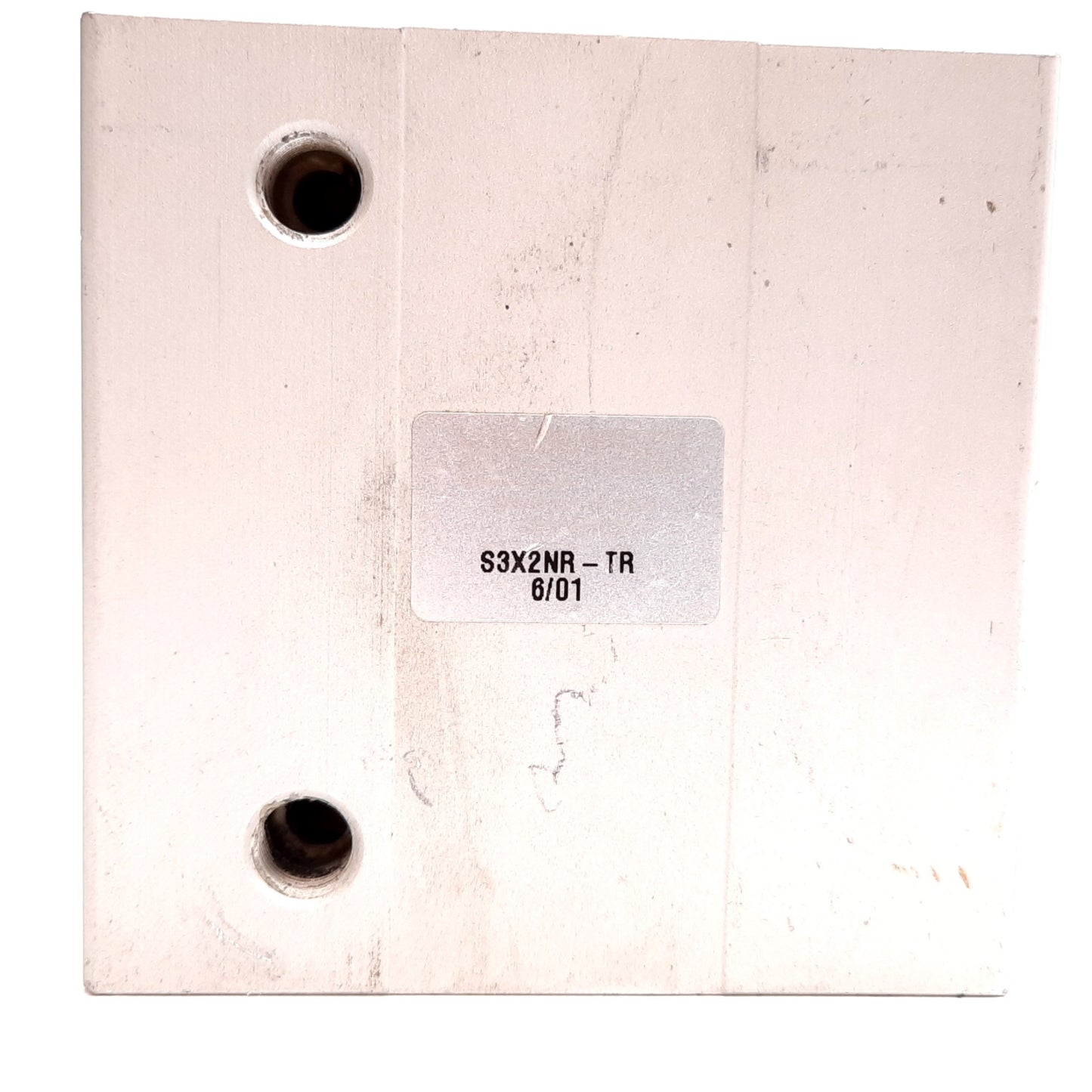 Used Compact S3X2NR-TR Pneumatic Cylinder, Non-Rotating, Bore 3", Stroke 2", 1/8" NPT