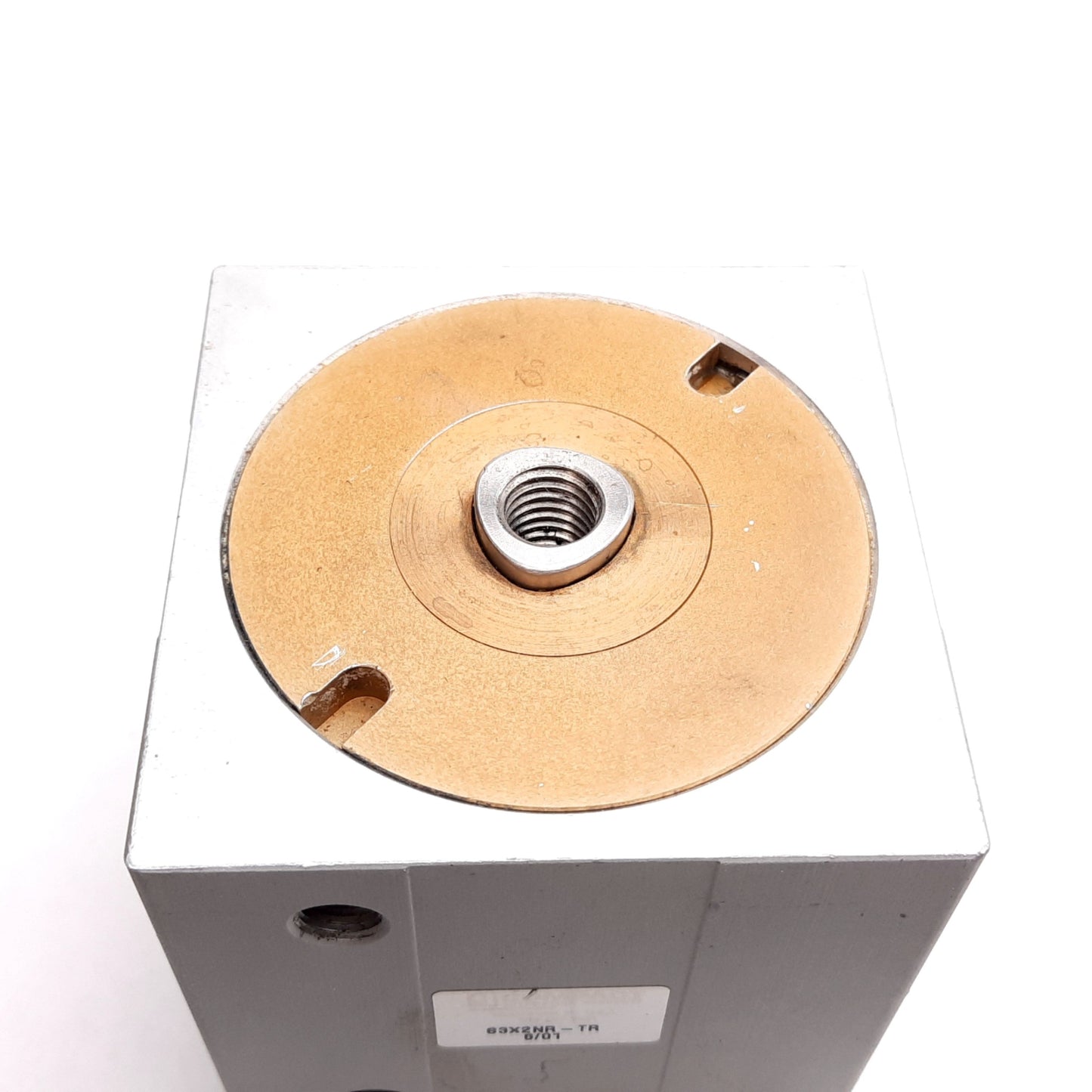 Used Compact S3X2NR-TR Pneumatic Cylinder, Non-Rotating, Bore 3", Stroke 2", 1/8" NPT
