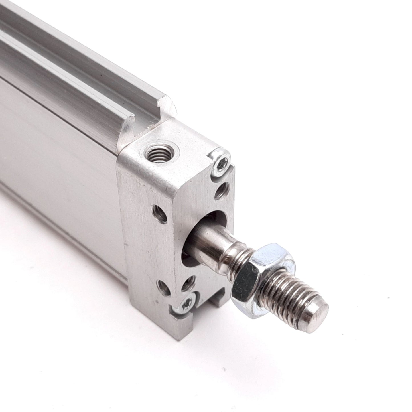 Used Festo DZF-11/16"-3,500-A-P-A Pneumatic Flat Cylinder, Bore: 11/16", Stroke: 3.5"