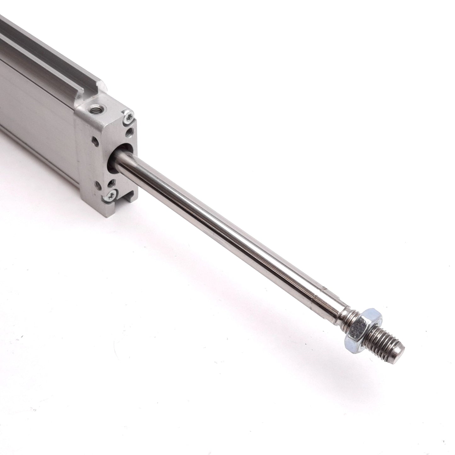 Used Festo DZF-11/16"-3,500-A-P-A Pneumatic Flat Cylinder, Bore: 11/16", Stroke: 3.5"