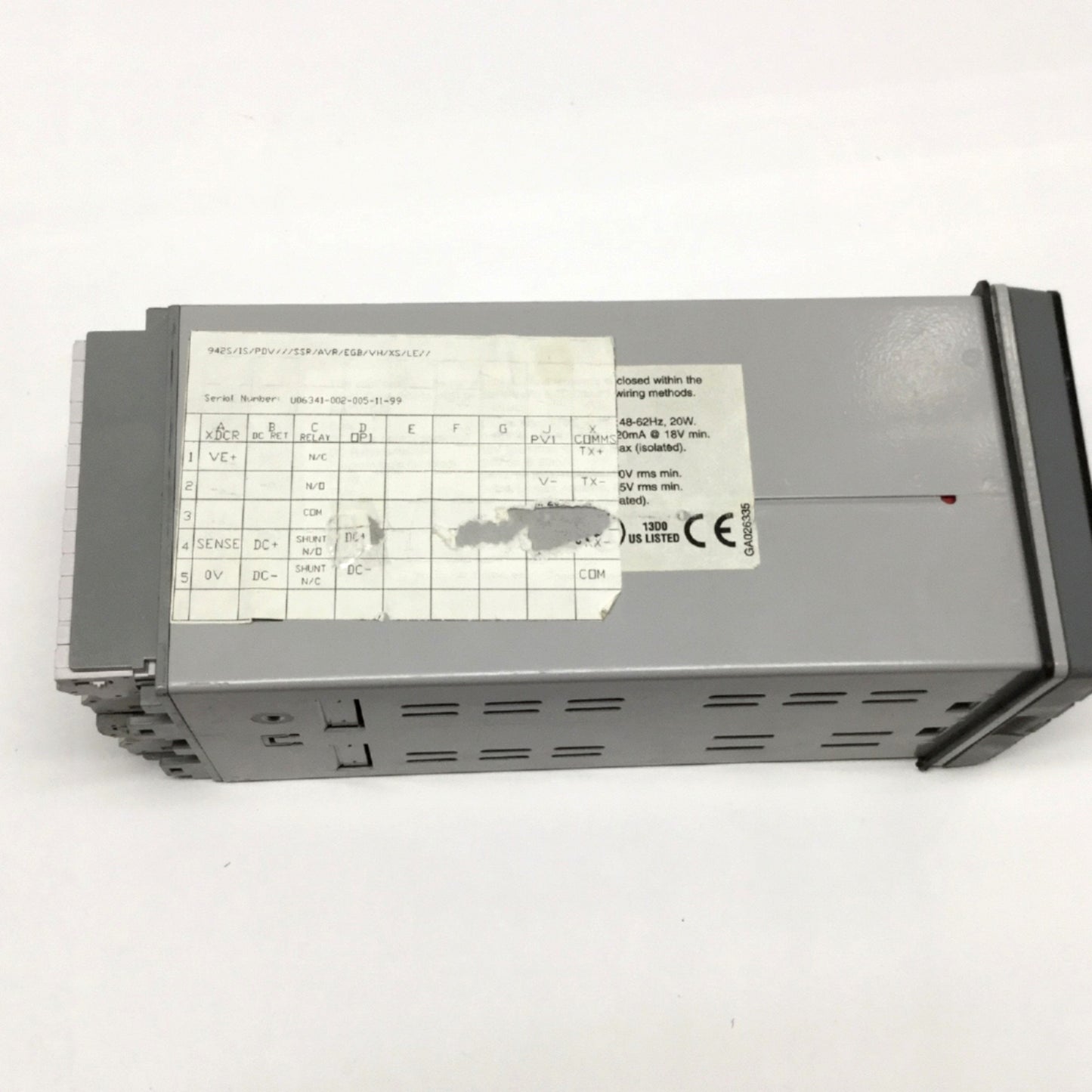 Used Eurotherm 905S/IS/VH/XS/LE/IT Programmable Pressure Controller, 100-240VAC