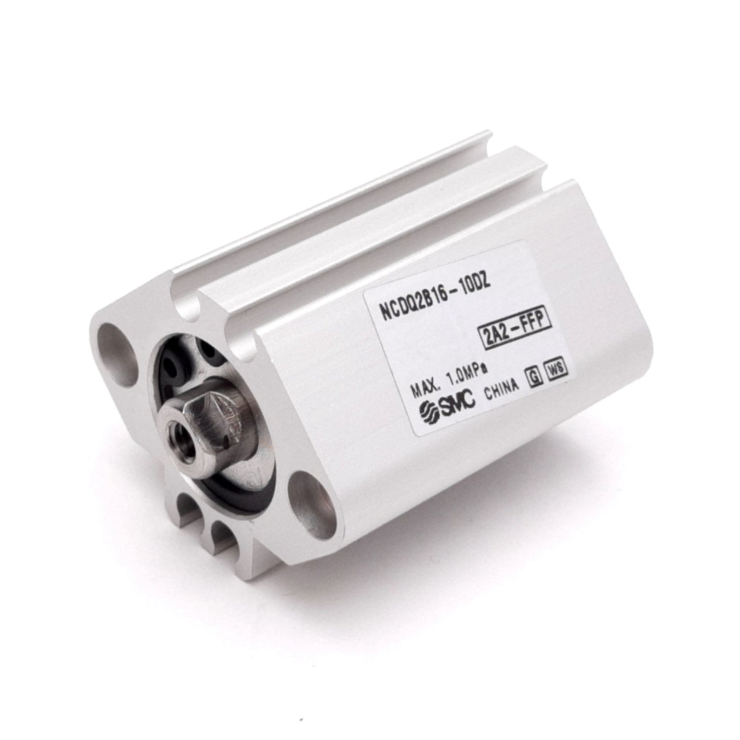 New SMC NCDQ2B16-10DZ Compact Cylinder, Bore: 16mm, Stroke: 10mm, 1.0MPa, M5x0.8