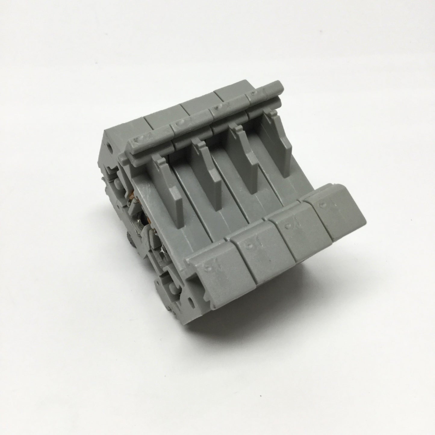 Used Lot of 4 Wago 282-128/281-417 Fuse Holder Terminal Block 1/4" x 1-1/4" 250V 10A