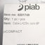 Used Piab 0201749 piCompact 10X Function Connection Cable, 6P, 2.5m Length, 24V DC