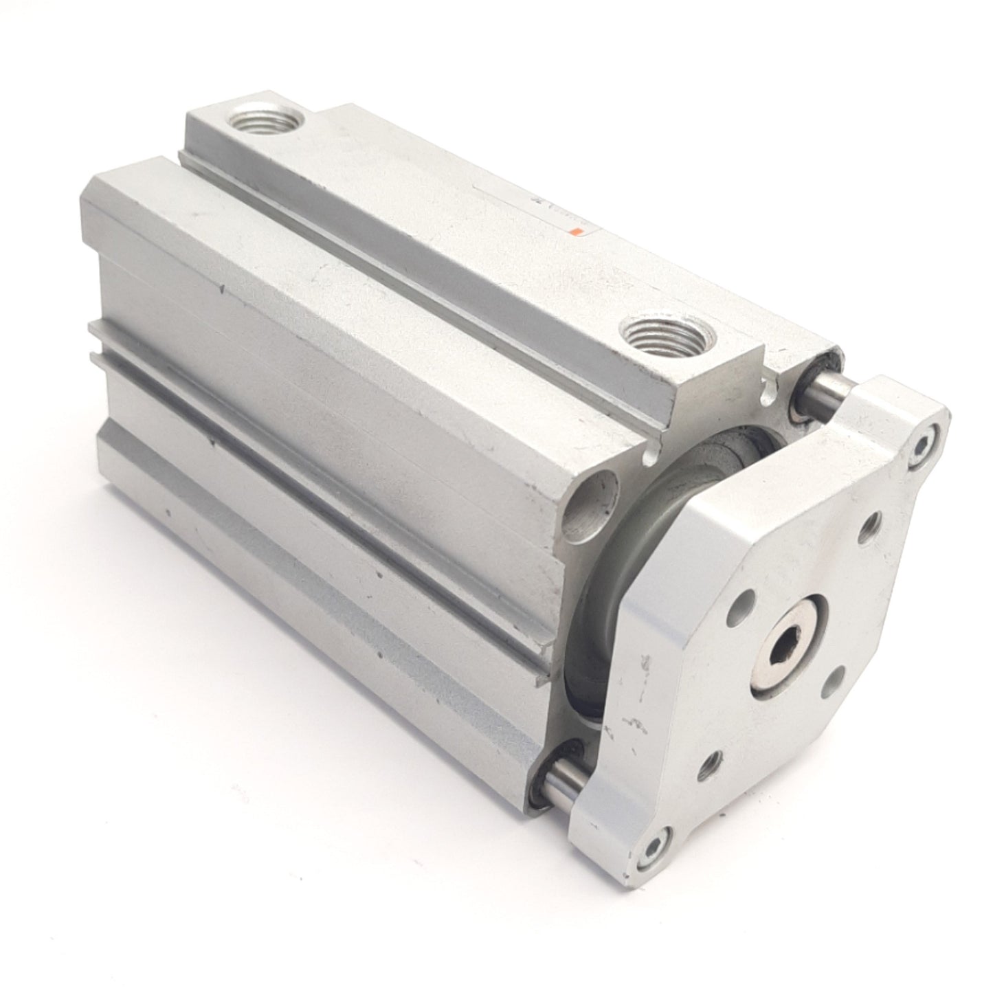 Used SMC CDQMB50-75 Non-Rotating Compact Cylinder, 50mm Bore, 75mm Stroke, 1.0MPa