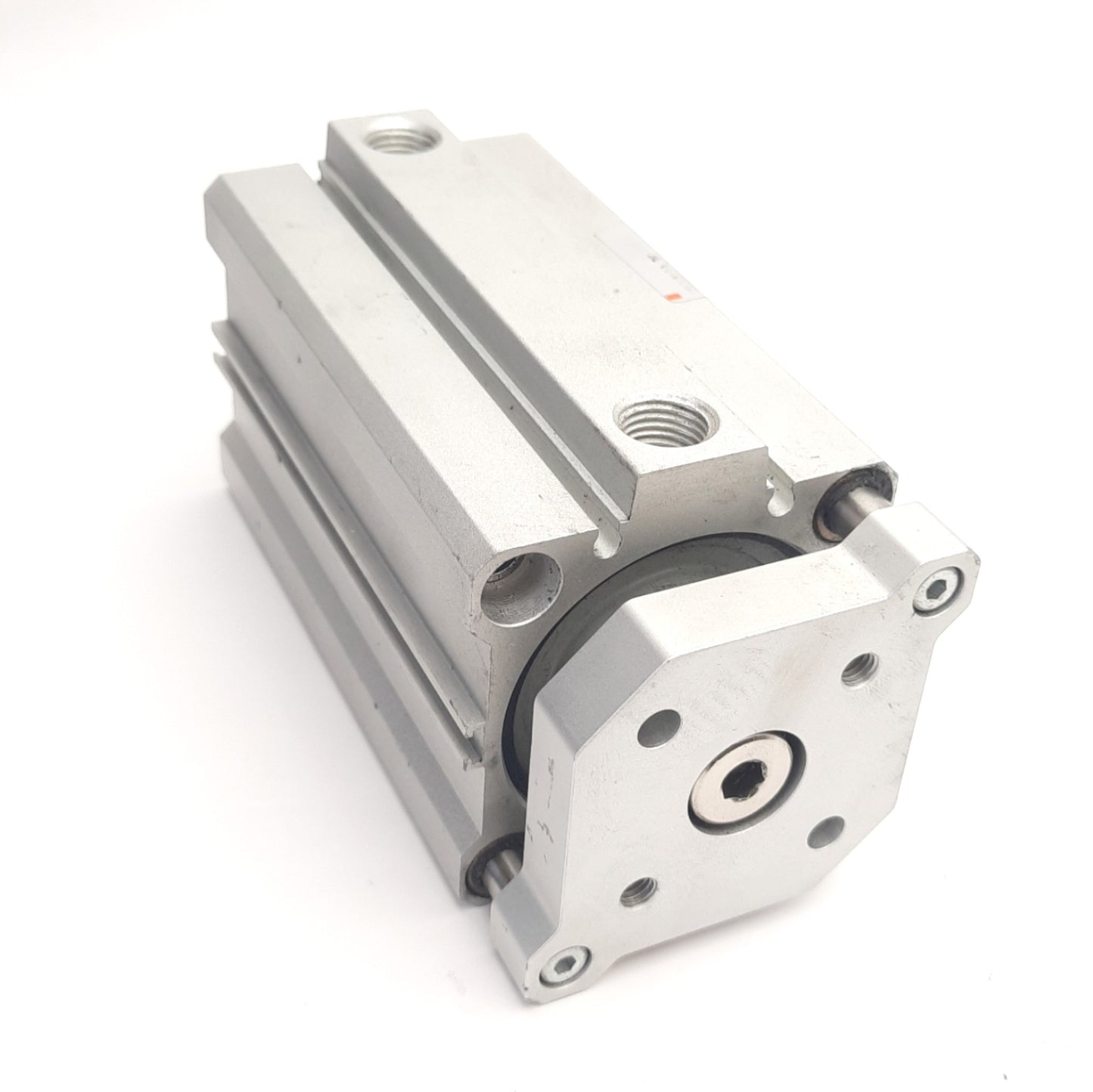 Used SMC CDQMB50-75 Non-Rotating Compact Cylinder, 50mm Bore, 75mm Stroke, 1.0MPa