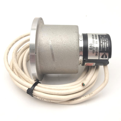 Used Dynamics Research Corp E83 153/121-1000-120CBW Incremental Encoder, 1000 Lines