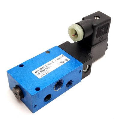 Used Automatic Valve L0703AAWR Solenoid Valve, 2-Position 5-Port, 24VDC, 1/4" NPT