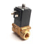 Used Burkert 0280-B-5/16-FKM-BR 00306594 Solenoid Valve, G3/8, 232Psi, 24V AC Coil