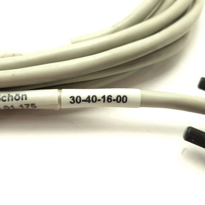 Used TRUMPF HAAS LASER 30-40-16-00 LASER Cable M23 12-Pin Round to DB9 for HL Series