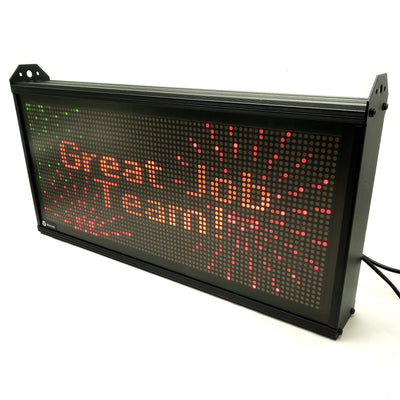Used Vorne XL800-32080T Productivity Display 32x80 Tricolor LED Ethernet 100-240VAC