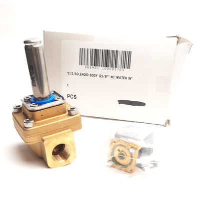 New CompAir 100005705 OEM Water In Solenoid Body, G3/8, 2/2-Way NC, 24V AC Coil