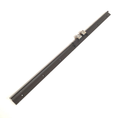 Used Igus WM-01-10 Linear Bearings (2x) on 800mm Rail, Block: 29mm x 26mm