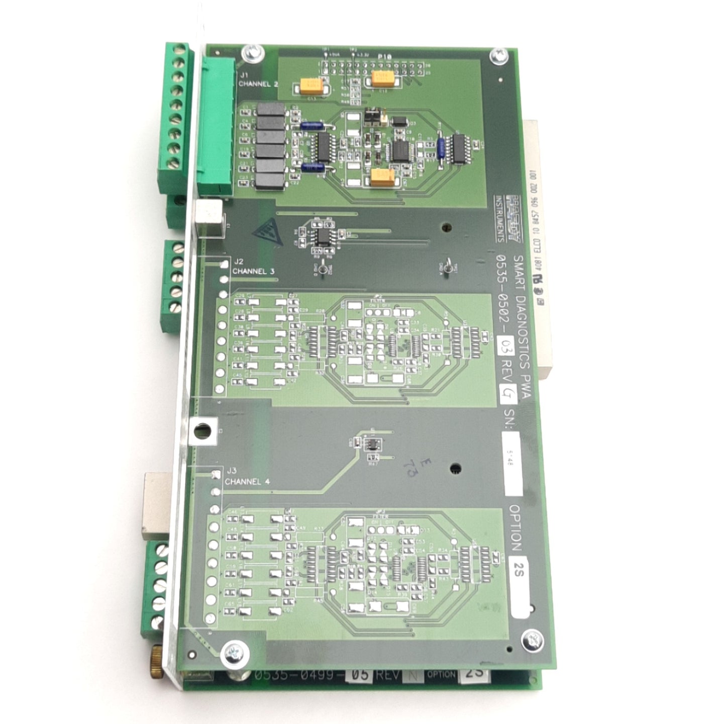 Used Hardy Instruments 0535-502-03 Main Controller Board For Blind Remote, Dual Input