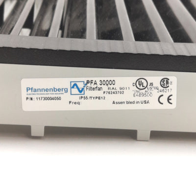 New – Open box Pfannenberg 11730004050 PFA30000 Exhaust Filter 6.53" x 6.14", G4 Filter