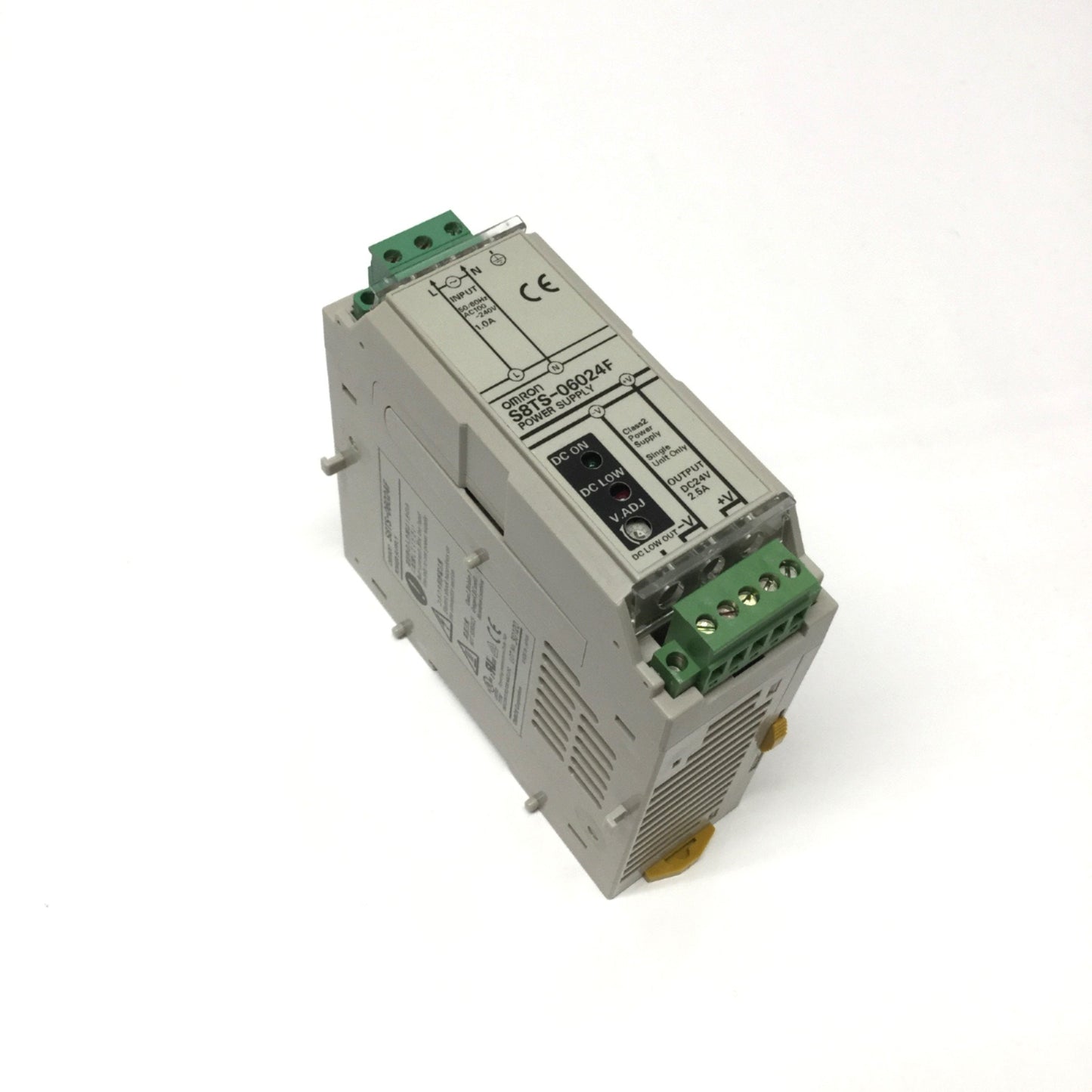 Used Omron S8TS-06024F Switch Mode Power Supply 100-240VAC In, 24VDC 2.5A Out 60W