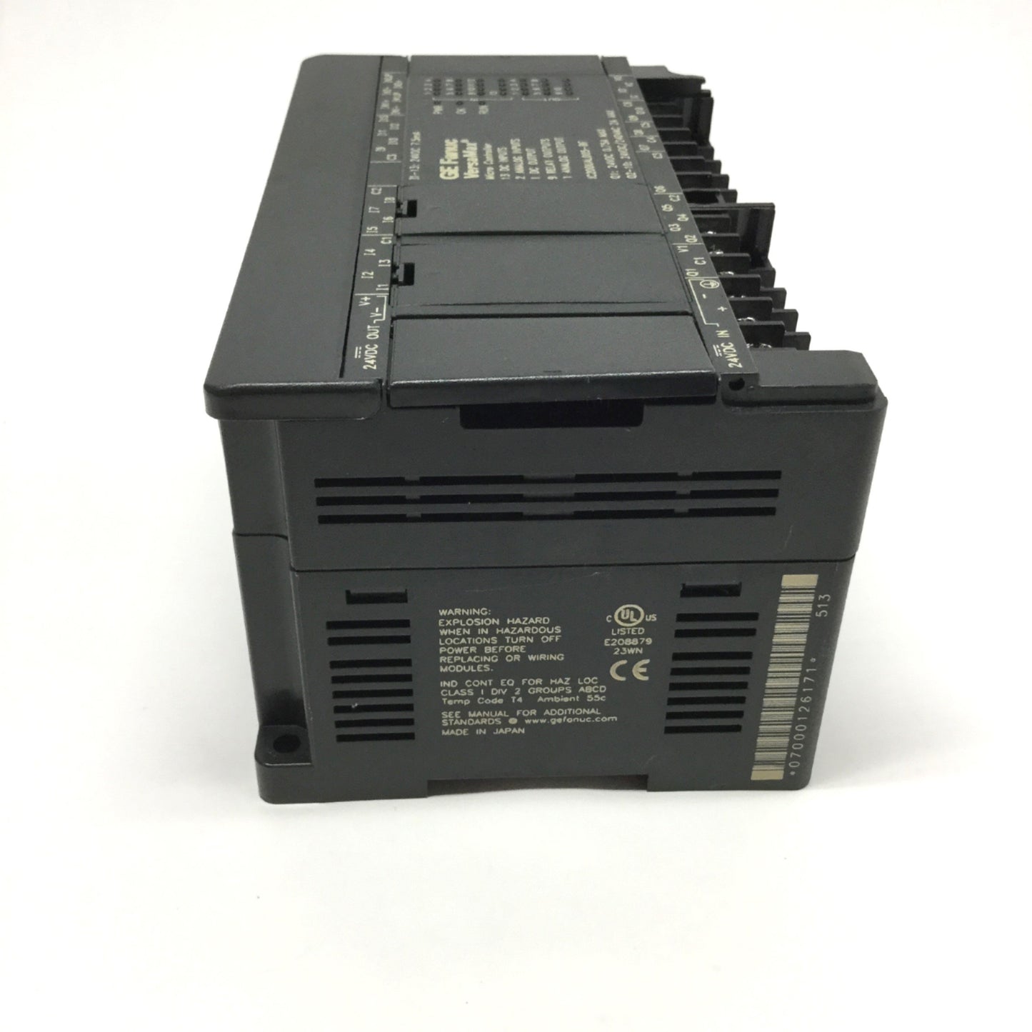 Used GE Fanuc IC200UAL005-BF VersaMax Micro 23 Controller Digital/Analog/Relay 24VDC