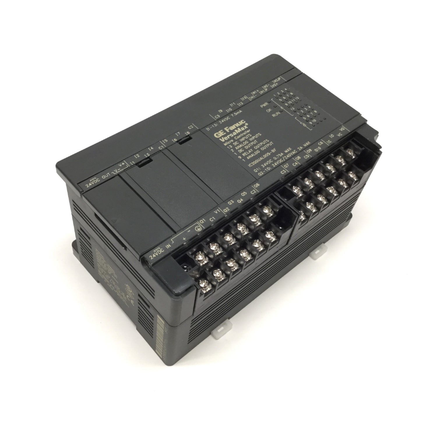 Used GE Fanuc IC200UAL005-BF VersaMax Micro 23 Controller Digital/Analog/Relay 24VDC