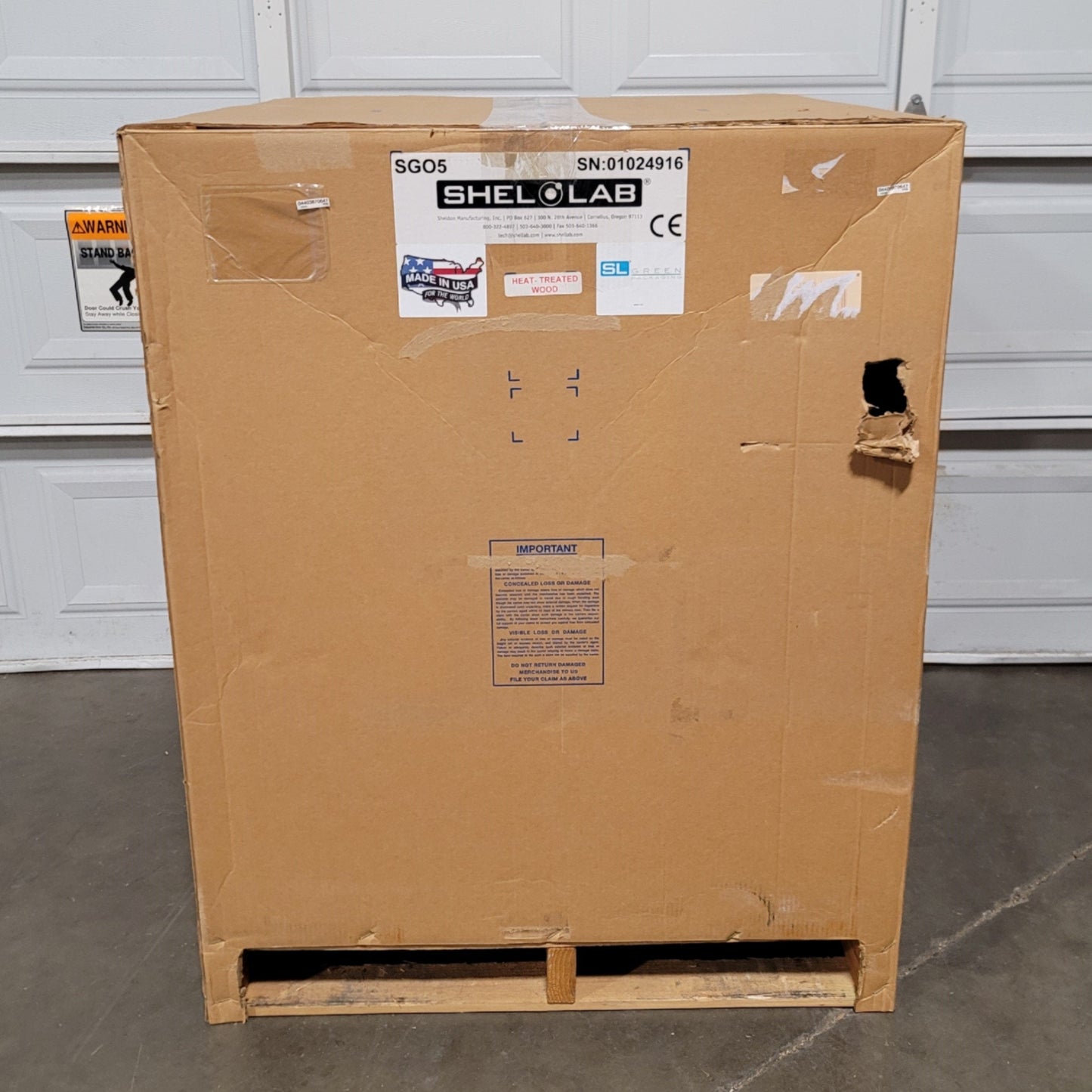 New Shel Lab SLG522 SGO5 Gravity Convection Laboratory Oven 4.9CuFt, 306°C, 120VAC