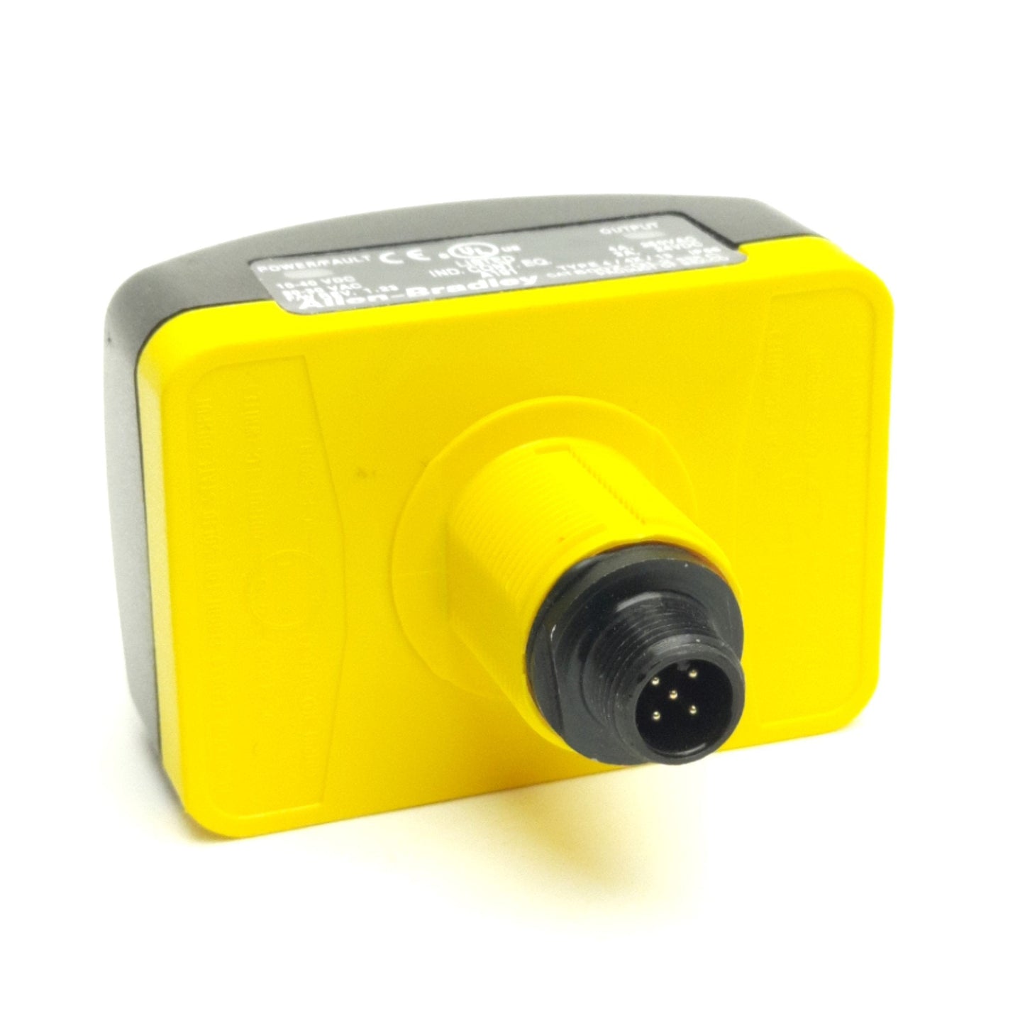 Used Allen Bradley 800Z-GL2Q5 Zero-Force Touch Button, Input: 10-40VDC 20-30VAC 5-Pin