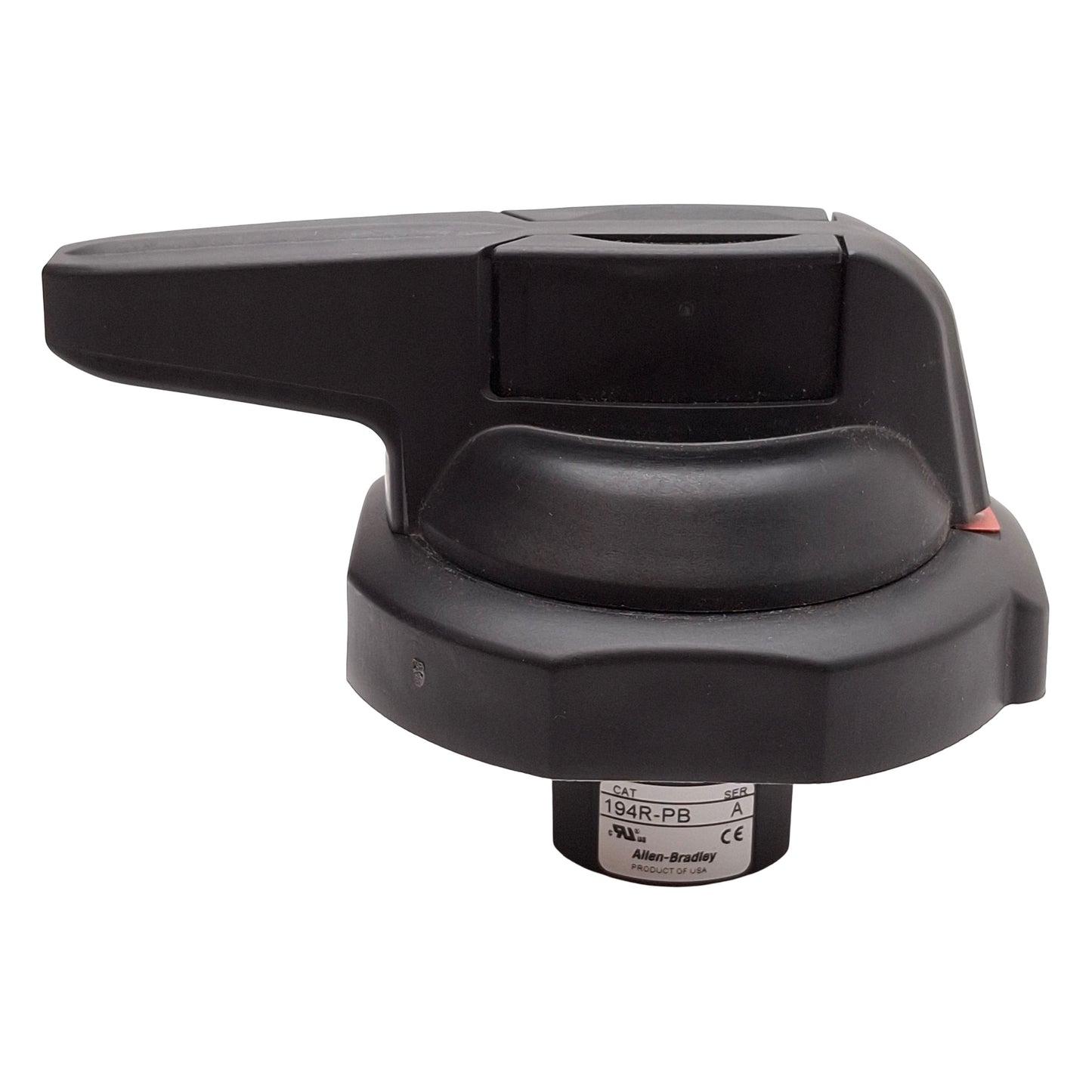 Used Allen Bradley 194R-PB Disconnect Switch Rotary Operator Handle, Padlockable, 90°