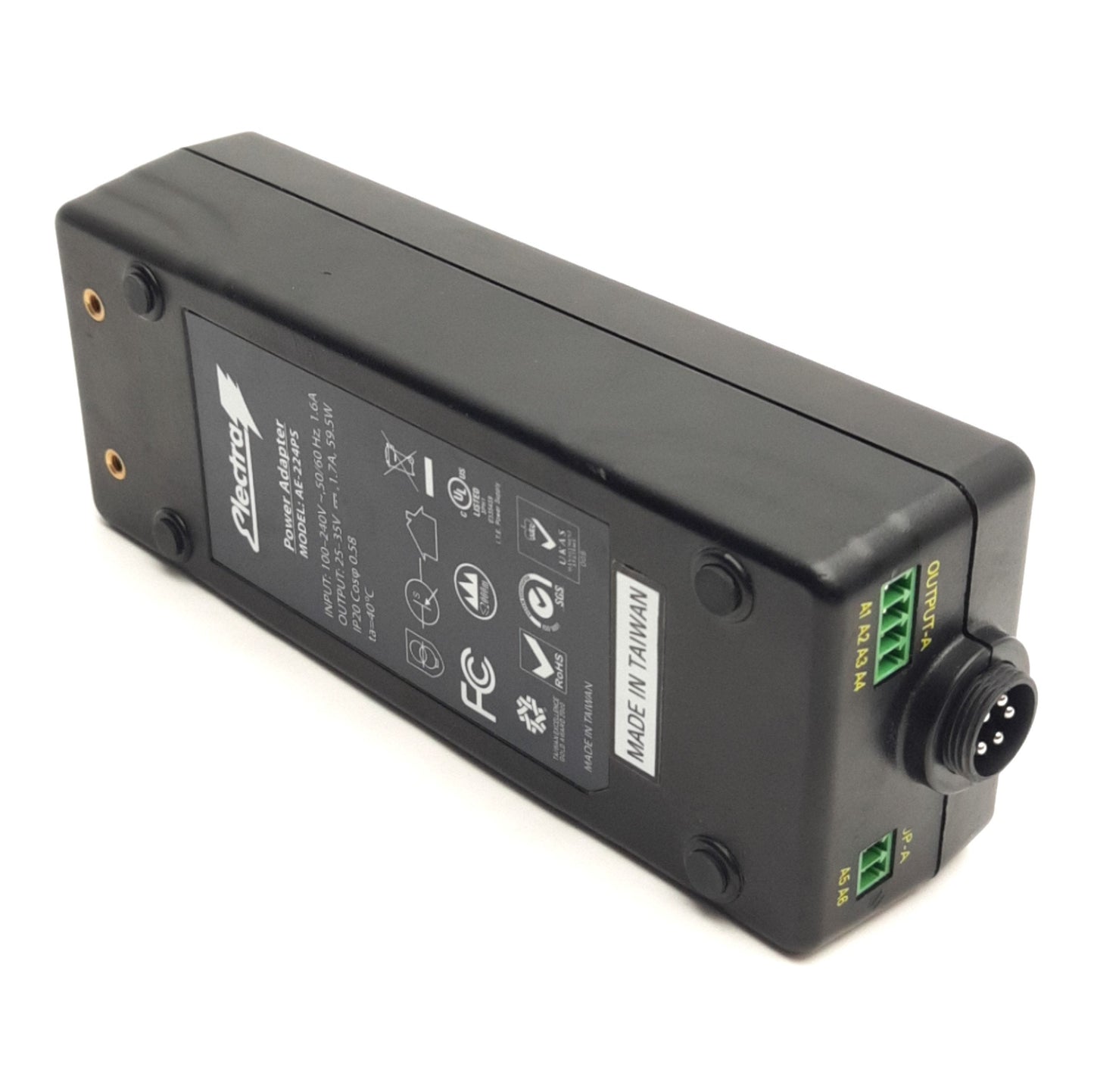 Used Aimco Electra AE-224PS Variable Speed Power Supply, 110-220V AC In, 35V DC Out