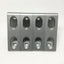 Used Lot of 4 80/20 4336 Tall Gusseted Inside 90° Corner Bracket, 4-Hole, 15 Series