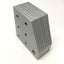 Used Lot of 8 80/20 4329 90° Angled Stacked Flat Plate, 7-Hole, 15 Series *Modified*